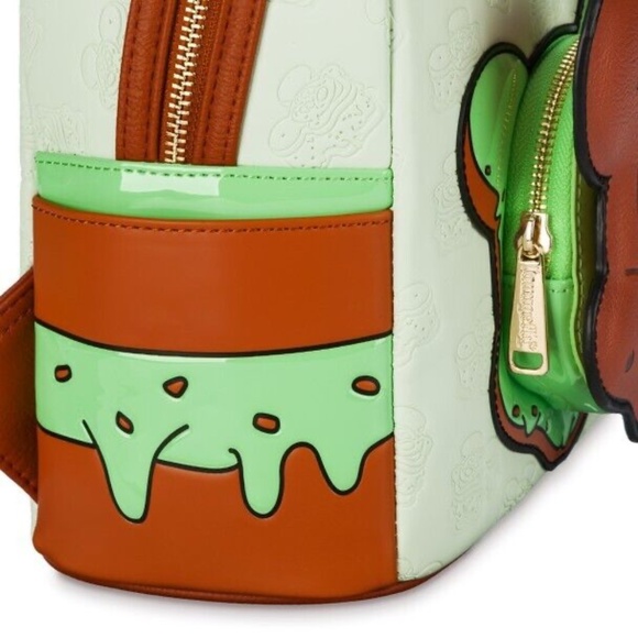 Disney Eats Loungefly Mickey Ice Cream Sandwich Mint Backpack - NEW - Picture 3 of 3
